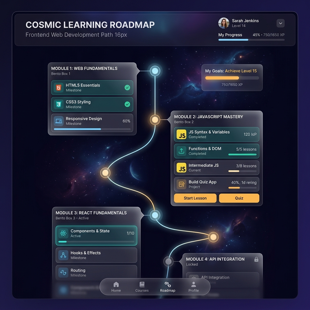 Nova Personalized Learning Roadmap — personalized learning paths